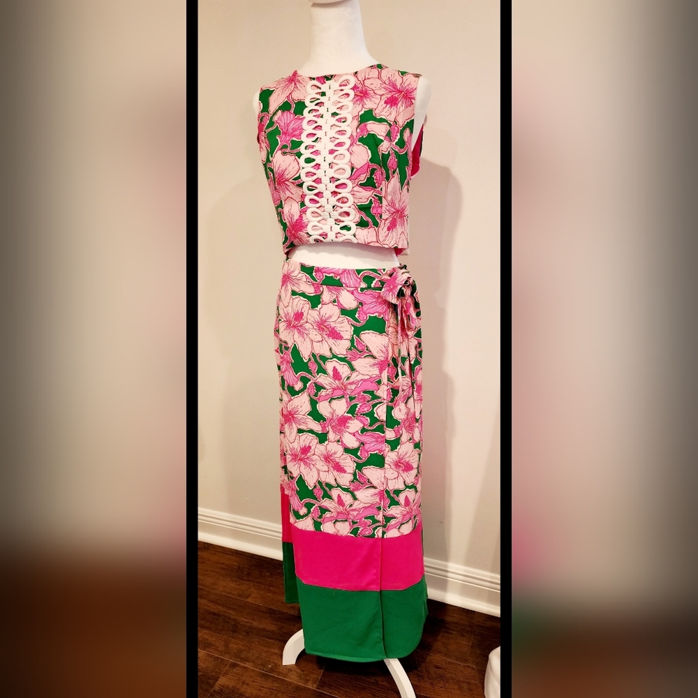 Lilly Pulitzer HTF 🦄 Leif Maxi Set. NWT Size 6.